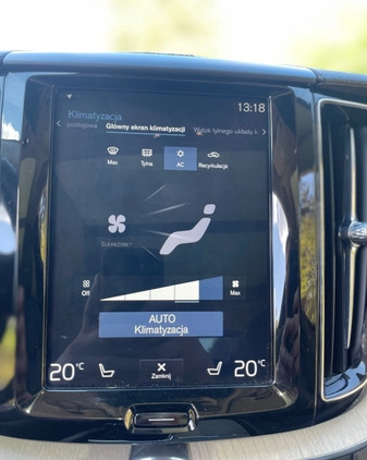 Volvo XC 60 cena 140000 przebieg: 40000, rok produkcji 2020 z Wieluń małe 529